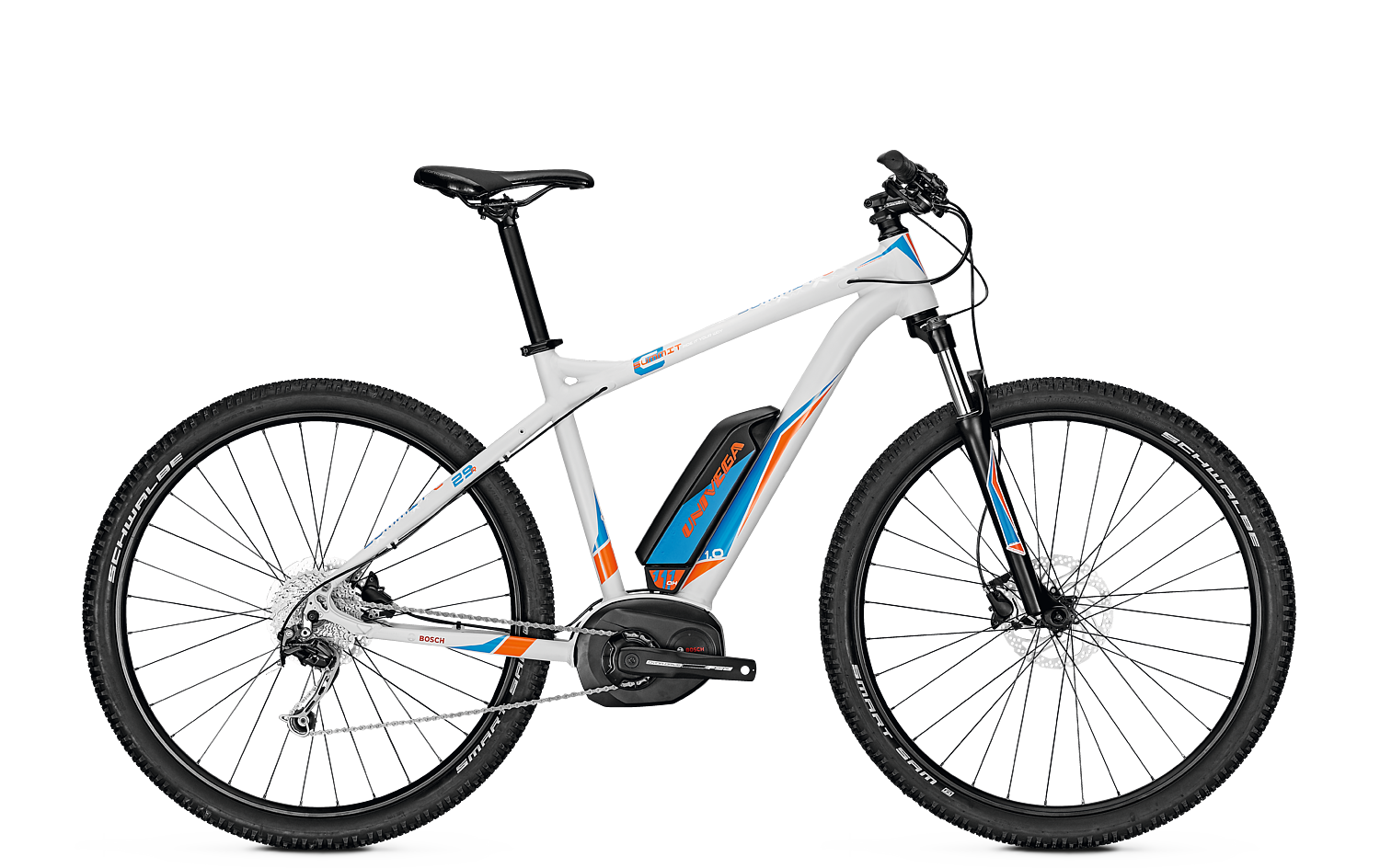 wypożyczalnia rowerów elektrycznych - Univega Summit E 1.0 (L) White/Orange